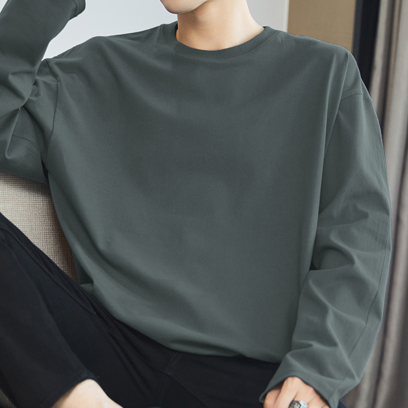 长袖260g重磅纯棉T恤亲肤柔软