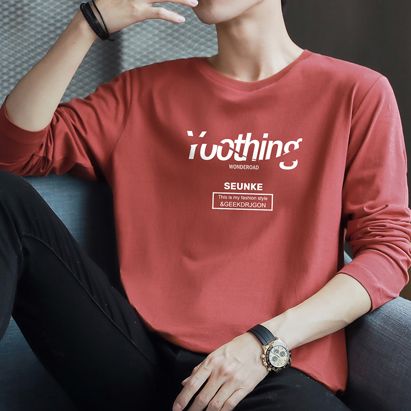 新款秋季ins潮流内搭打底长袖t恤