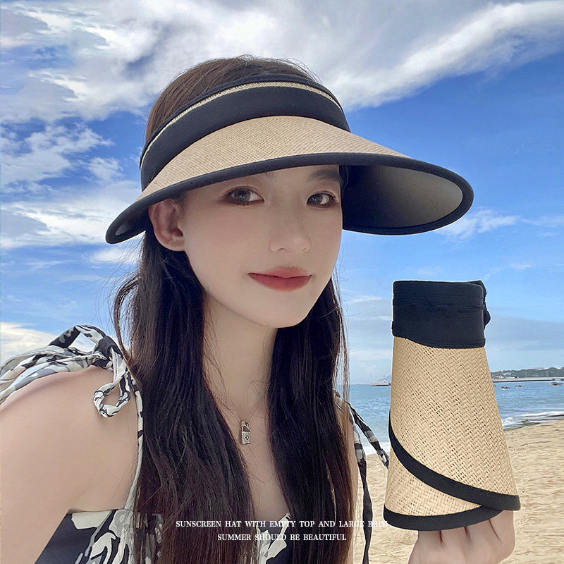 空顶防晒帽太阳帽防紫外线户外