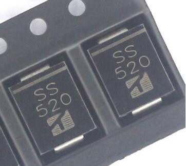 贴片肖特基二极管 SS520 SR5200 SB5200 5A 200V DO-214AB SMC