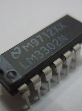 LM3302N LM3302 原装全新进口IC芯片电子元器件 双列集成 DIP-14