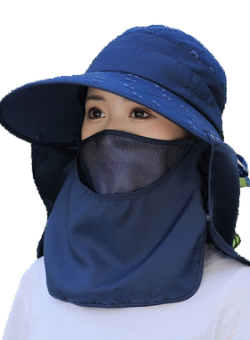 帽子女夏季干农活遮阳帽采茶帽
