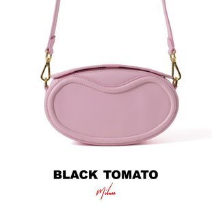 BLACK TOMATO/翻盖包/斜挎包/设计师牛皮包/粉色雾霾蓝草绿色紫