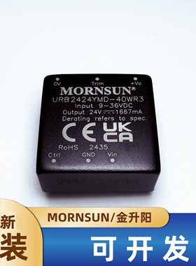 URB2424YMD-40WR3金升阳DC-DC电源模块9-36V转24V1667mA全新