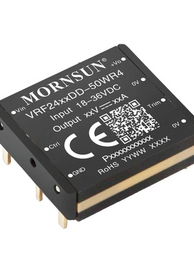 VRF2424DD-50WR4金升阳DC-DC电源模块18-36V转24V50W超小体积原装