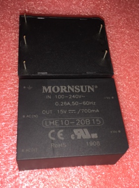 LHE10-20B15金升阳AC-DC电源模块85-264V转15V700mA10W原装可直拍
