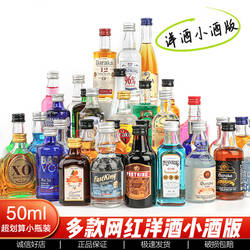 莎堡皇伏特加白兰地朗姆酒小瓶酒调酒基酒小酒版便利店调酒洋酒