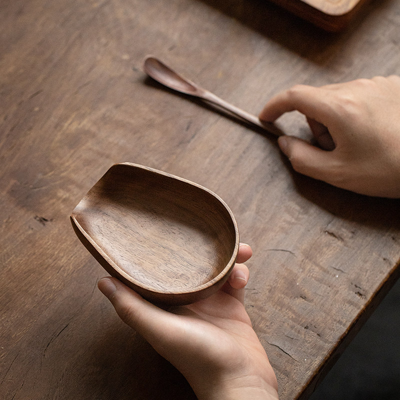 黑胡桃木茶则茶勺套装实木禅意功夫茶茶具木质茶荷茶拨茶道小配件,餐饮具,茶道/零配,淘宝优惠券,粉丝福利购,淘宝优惠卷