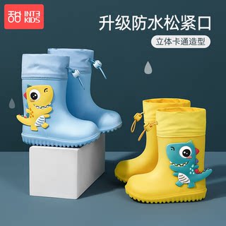 儿童雨鞋男童宝宝轻便胶鞋幼儿小孩雨靴男孩水鞋小童防滑2025新款