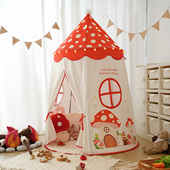 小帐篷儿童室内女孩公主城堡游戏家用蒙古包宝宝玩具小房子蘑菇屋