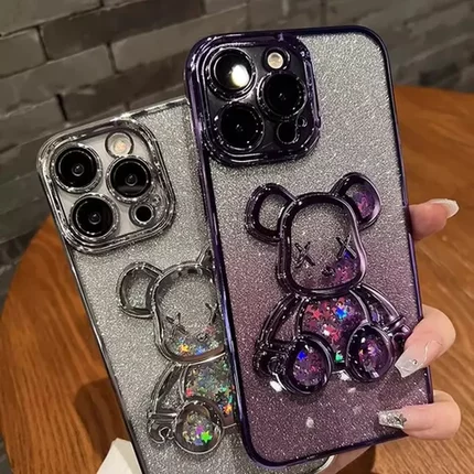 手机壳ProMax镜头膜潮流带暴力熊14适用流沙16iPhone17保护套苹果