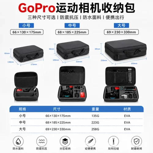收纳包滤镜包迷你GoProND镜收纳袋运动GP便携相机包
