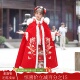 女童披风斗篷汉服加绒加厚超仙儿童古装 外出2026中国风拜年服冬季