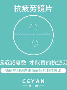 1.74镜片缓解视疲劳渐进片