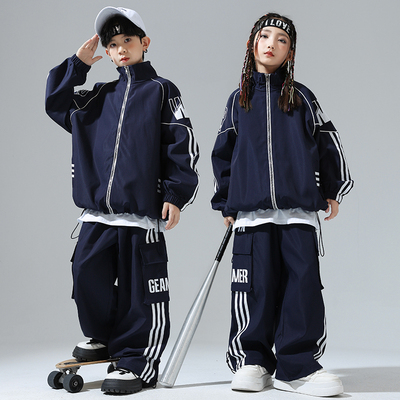 男女童嘻哈街舞运动会演出服