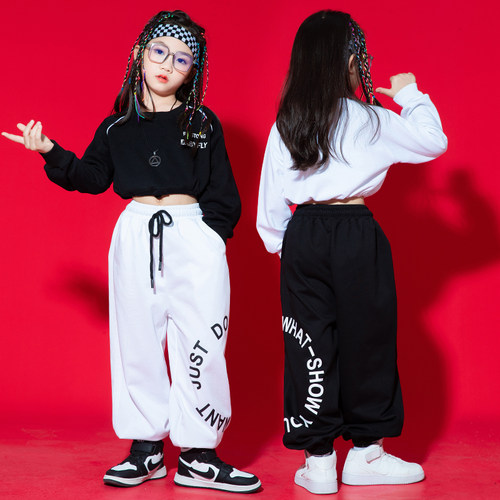 儿童嘻哈爵士舞服街舞童装演出服