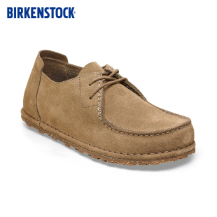 BIRKENSTOCK勃肯德国进口新品 男女牛皮绒面革Utti低帮系带休闲鞋