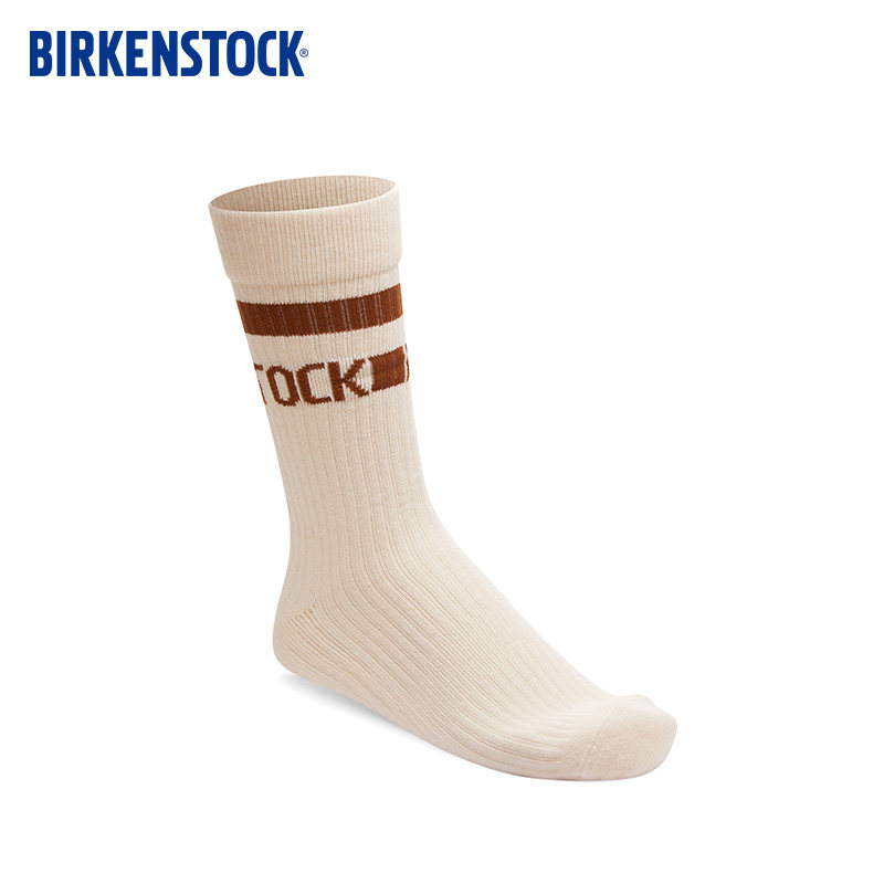 BIRKENSTOCK勃肯德国进口舒适百搭男女同款棉中长筒袜子