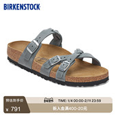 涂油皮时尚 BIRKENSTOCK勃肯德国进口新品 女款 舒适Franca多带凉拖