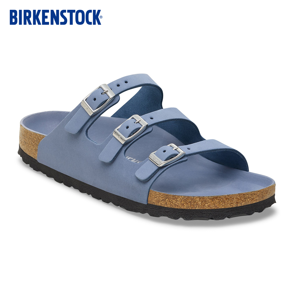 BIRKENSTOCK勃肯绒面革多带拖鞋
