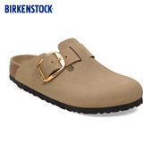 牛皮革涂油Boston包头拖鞋 BIRKENSTOCK勃肯德国新品 大扣男女款