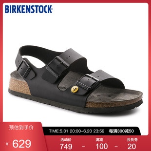 男款 BIRKENSTOCK勃肯双扣凉鞋 软木拖鞋 Milano ESD系列