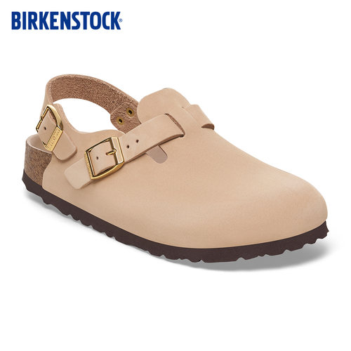 BIRKENSTOCK勃肯绒面革包头拖鞋