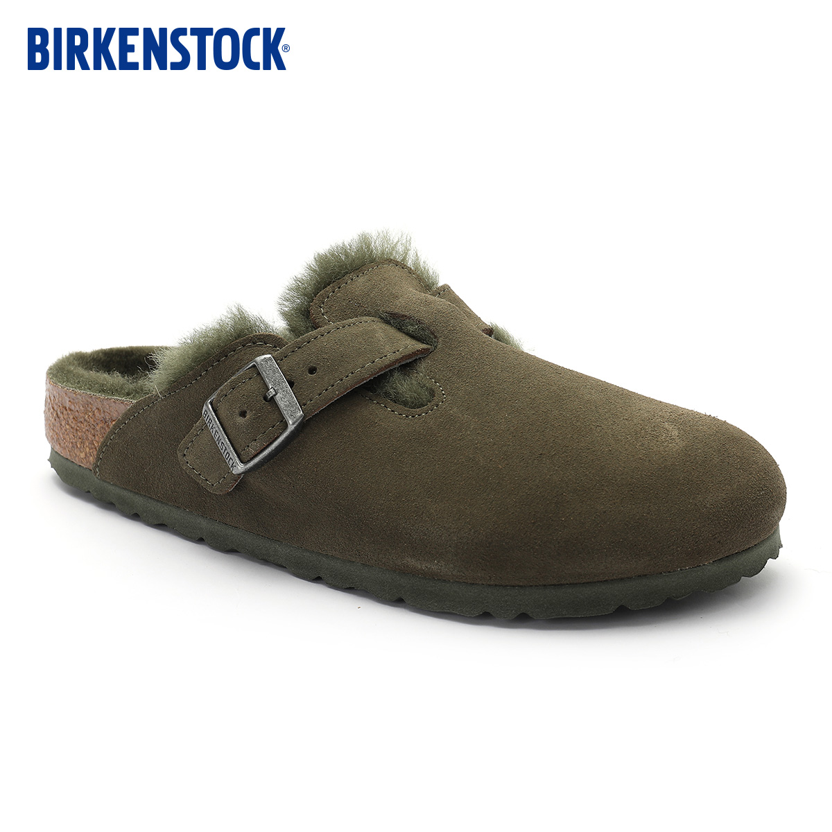 BIRKENSTOCK男女款绒面革毛毛鞋