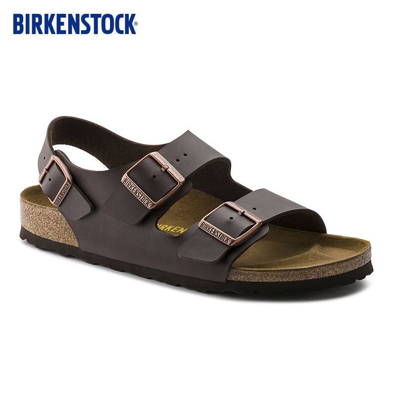 BIRKENSTOCK软木凉鞋男女款双扣凉鞋进口凉鞋Milano系列