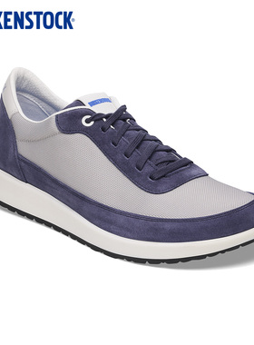 BIRKENSTOCK勃肯德国进口新品男女款绒面革拼接Honnef低帮休闲鞋