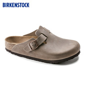 BIRKENSTOCK勃肯德国进口男女款 牛皮革涂油复古Boston包头拖鞋