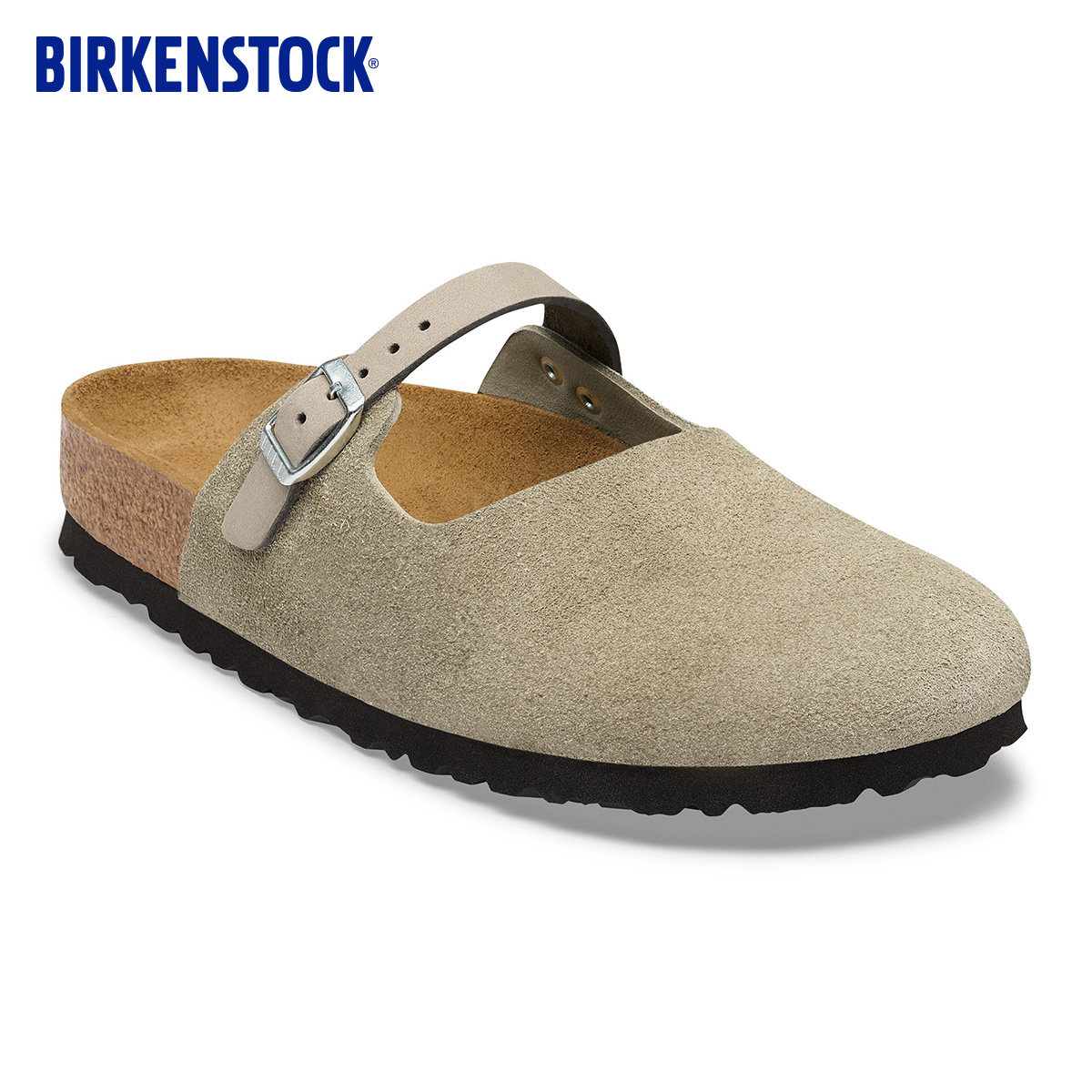 BIRKENSTOCK勃肯德国进口新品女款绒面革软木Maria玛丽珍包头拖鞋