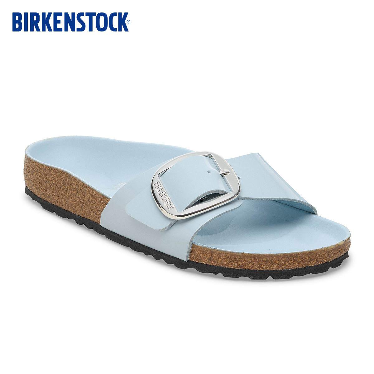 BIRKENSTOCK勃肯漆皮单扣拖鞋