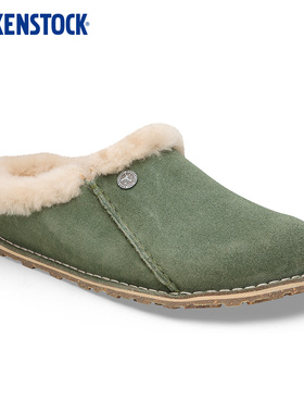 BIRKENSTOCK勃肯德国进口女款绒面Zermatt Shearling家居毛毛拖鞋