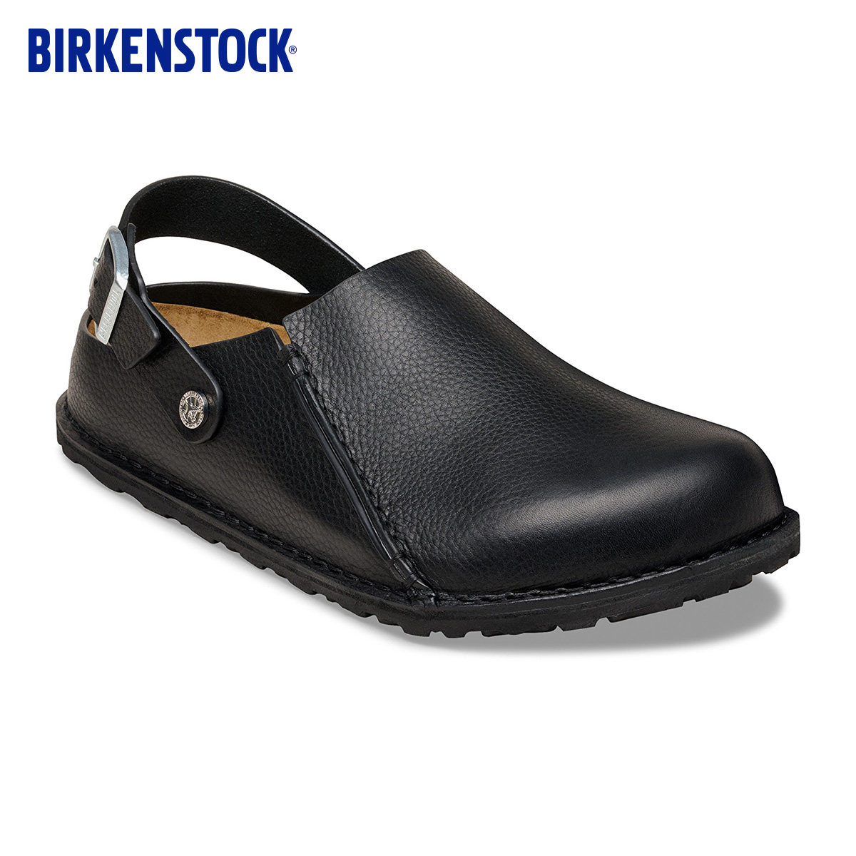 BIRKENSTOCK勃肯德国进口新品男女款牛皮革Lutry包头系踝家居拖鞋