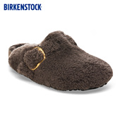 Teddy包头毛毛拖鞋 BIRKENSTOCK勃肯德国进口大扣女款 羊毛Boston