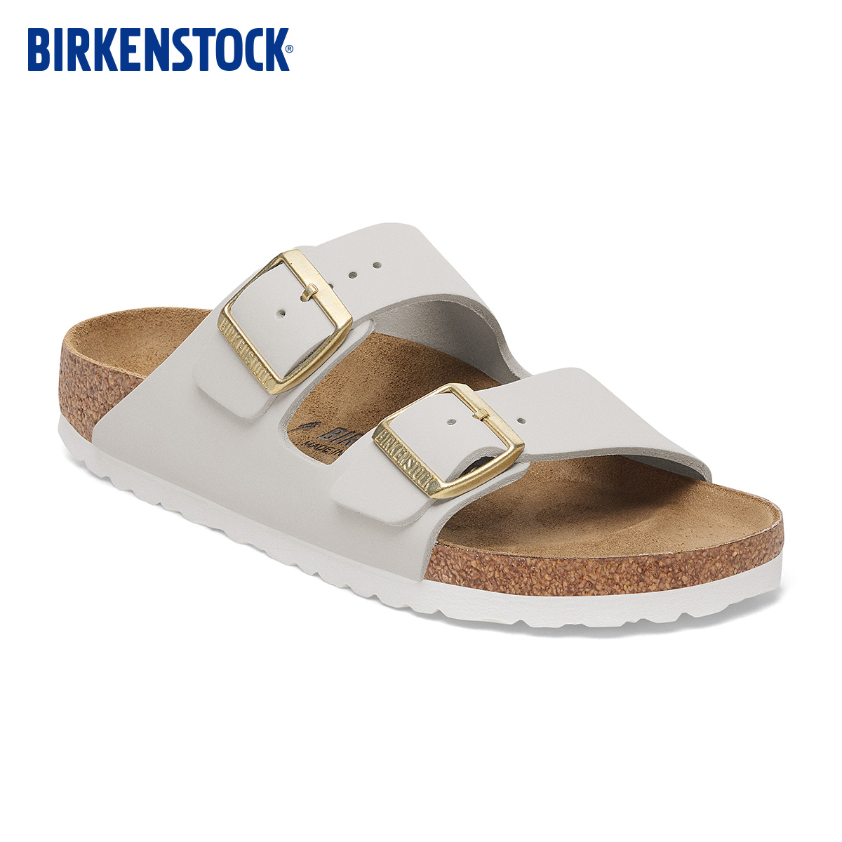 BIRKENSTOCK勃肯绒面革双扣拖鞋