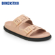 BIRKENSTOCK勃肯德国进口女款 Barths双带凉拖鞋 牛皮革时尚 方扣St