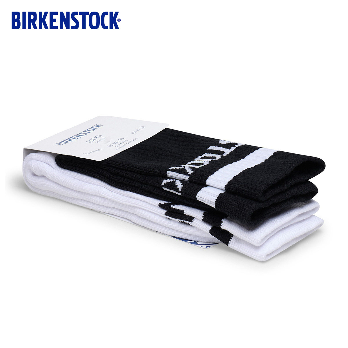 BIRKENSTOCK勃肯德国进口舒适百搭男女同款棉中长筒袜子