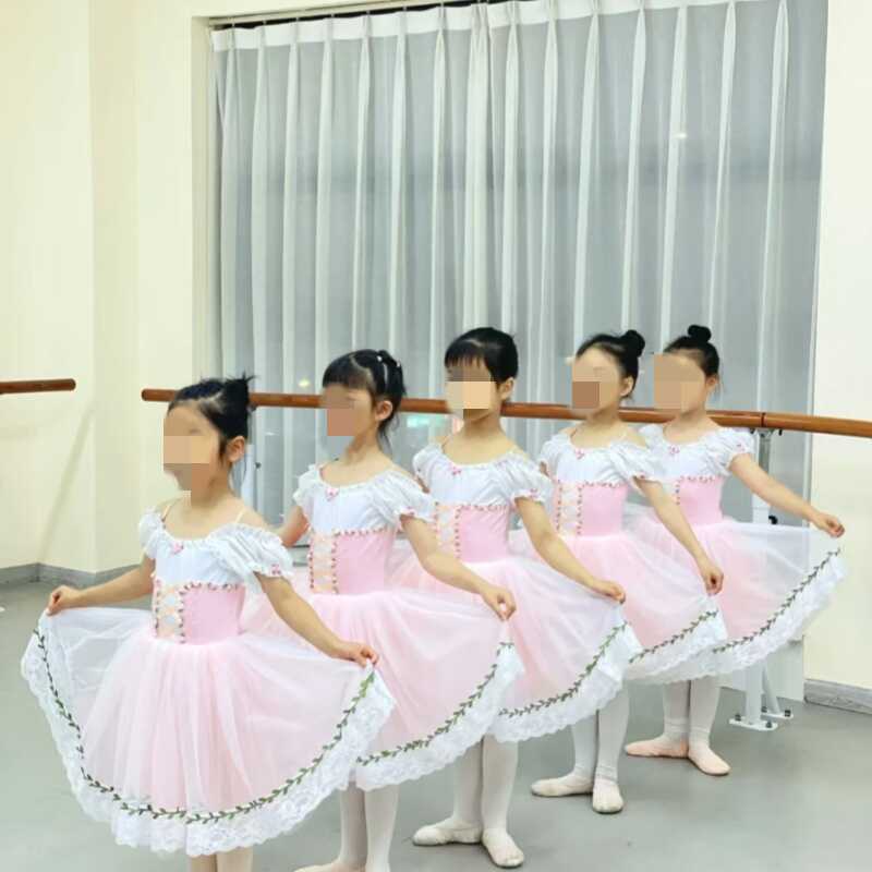 儿童芭蕾舞演出服长纱裙女童关不住的女儿变奏蓬蓬裙舞台汇演服装
