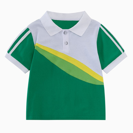 武汉小学生班服儿童短袖校服套装夏季2025新款绿色幼儿园园服定制
