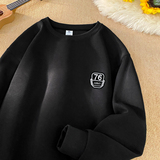 AT15*P35重磅华棉美式潮牌刺绣卫衣男宽松春秋季休闲百搭圆领上衣，男装卫衣，星座414A（原B215）