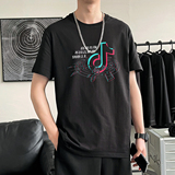 短袖t恤男夏季2021新款潮流上衣宽松半袖网红潮牌ins大码衣服P20，男装T恤，星座414A（原B215）