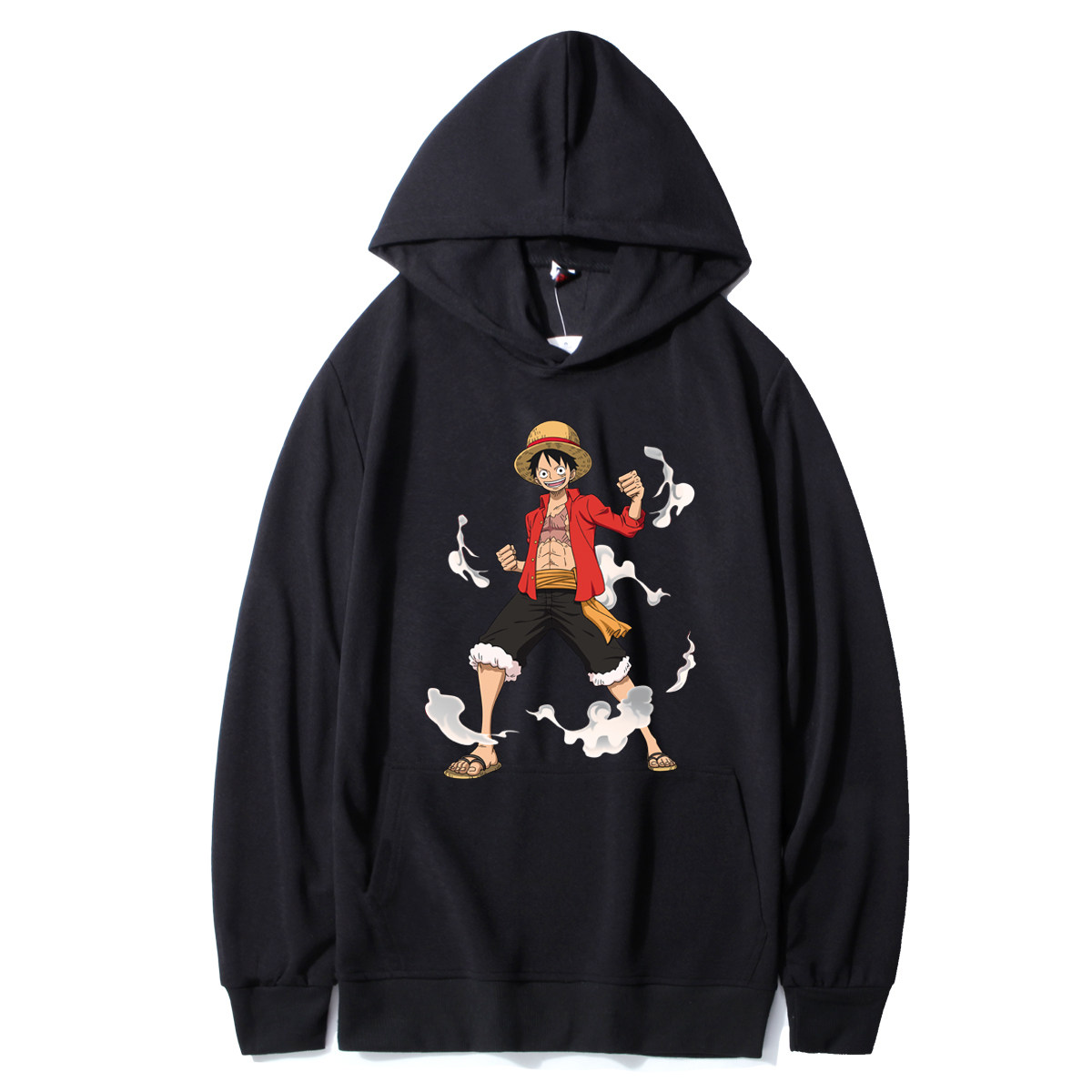 W90P40秋冬衣服动漫海贼王联名印花运动卫衣男韩版潮流情侣外套,男装卫衣,星座414A（原B215）