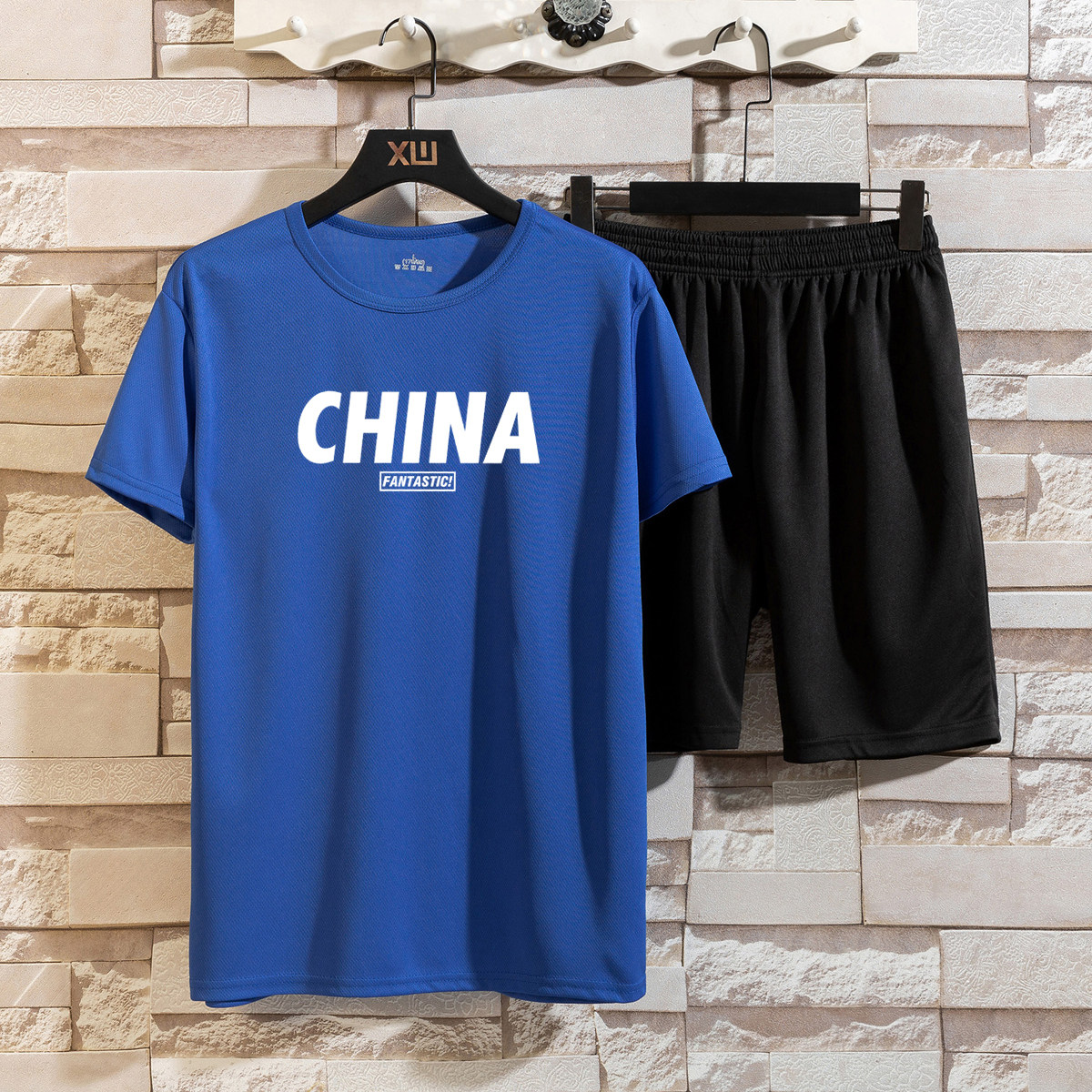 健身服短袖男透气训练健身跑步运动锻炼套装夏季薄款衣服t恤潮P26,男装T恤,星座414A（原B215）