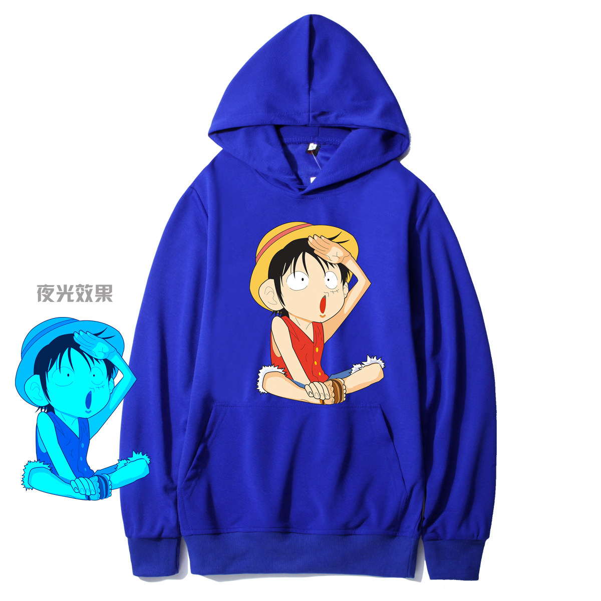 W22*连帽卫衣男潮流ins秋季海贼王卡通印花宽松外套青少年上衣,男装卫衣,星座414A（原B215）
