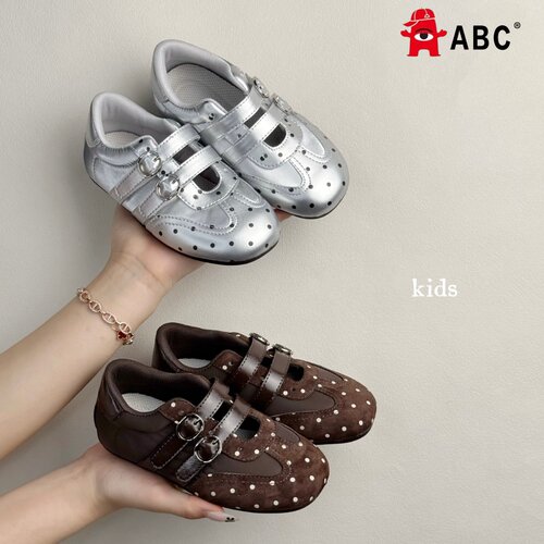 ABC女童波点玛丽珍德训鞋软底