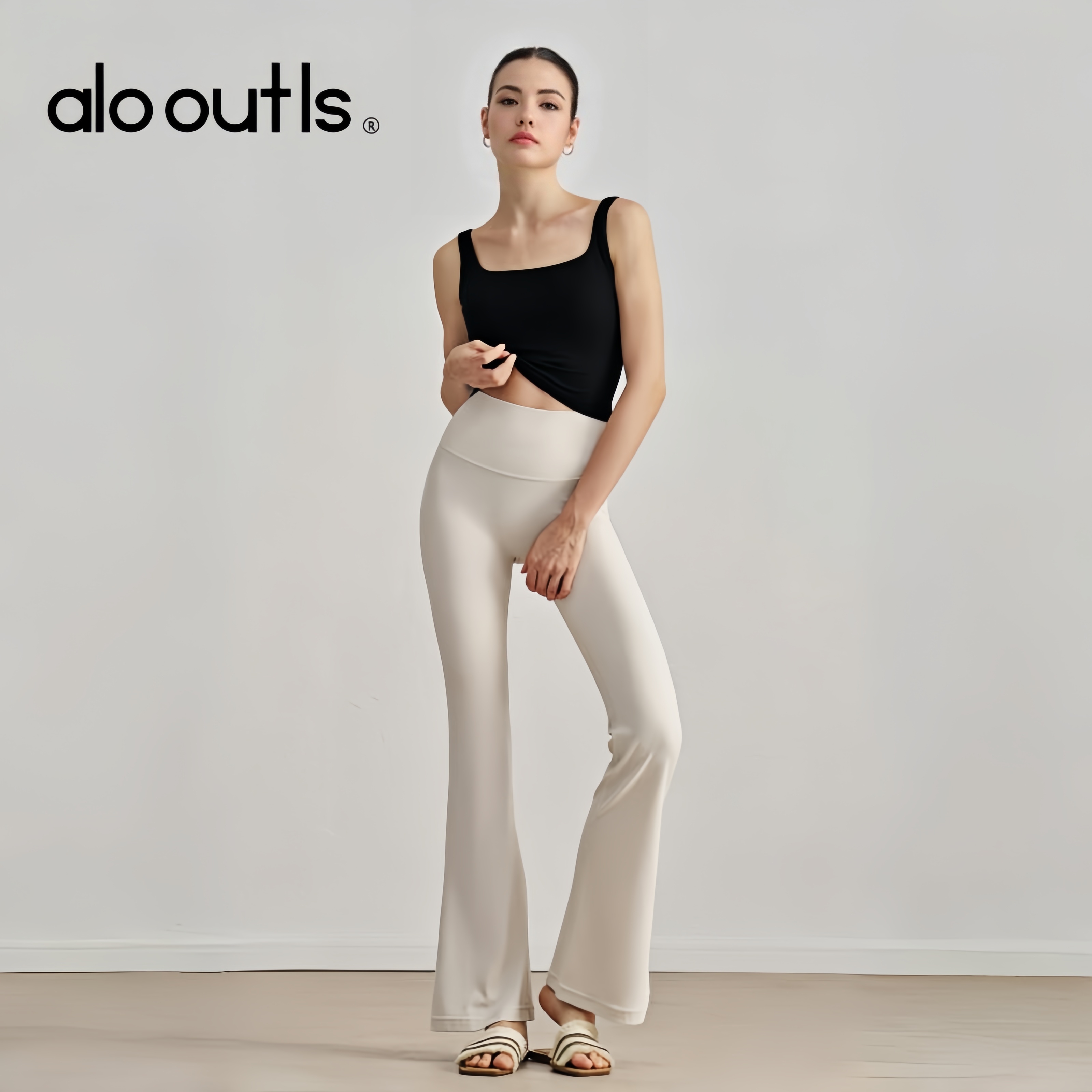 alo outls官方奥莱店裸感瑜伽背心运动内衣带胸垫长款健身文胸女