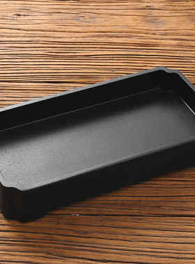 乌金石盆假山吸水石石头花盆创意微景观天然石头盆景山水盆包邮