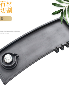 简约创意假山石槽小鱼缸循环鱼池喷水流水器水景摆件装饰造景配件